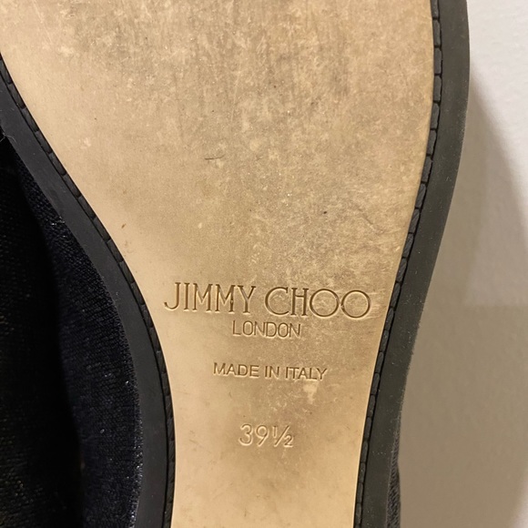 Black Jimmy Choo Flats size 39.5 - Picture 6 of 7